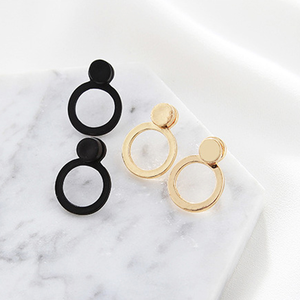 [ER206]기본 베이직 라운드 체인 귀걸이