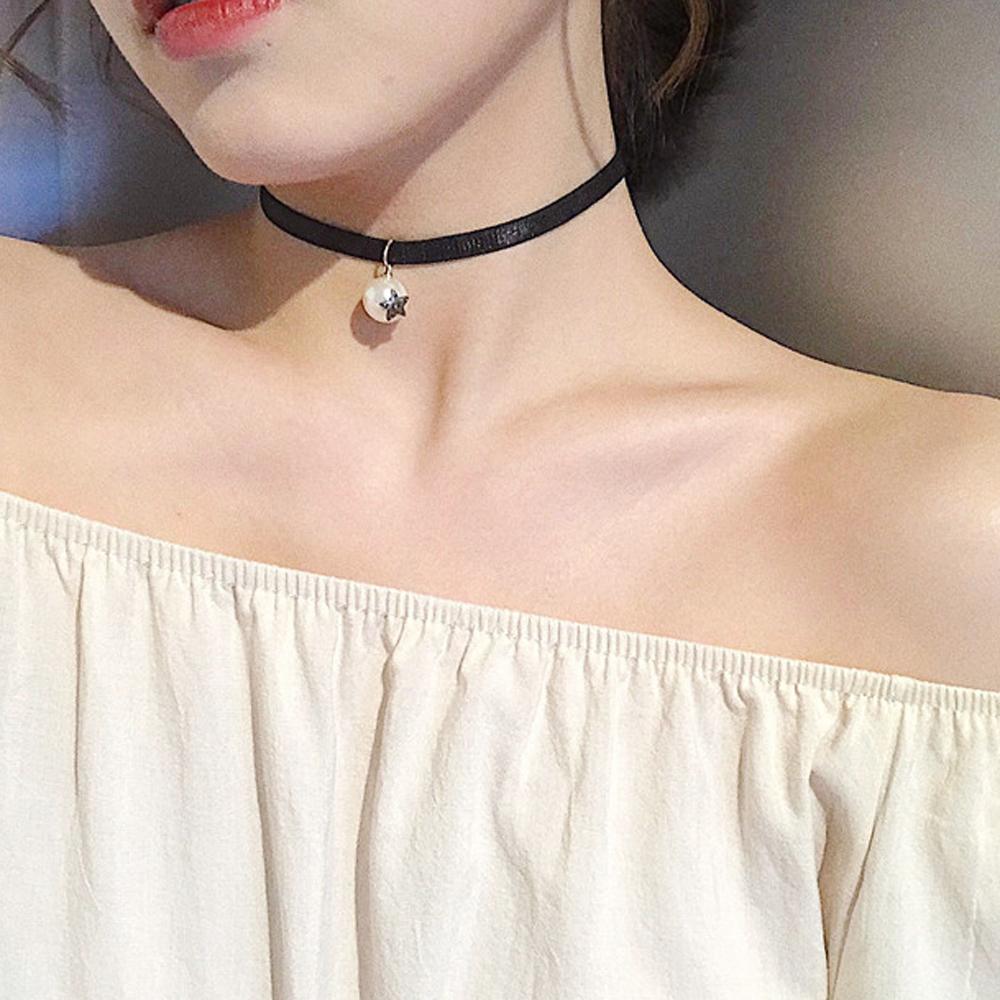 [TE25]스타팬던트 쵸커목걸이