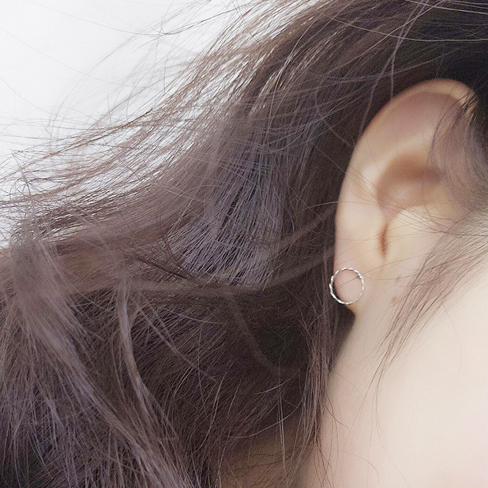 [ER207]빈티지 베이직 라운드 미니멀귀걸이