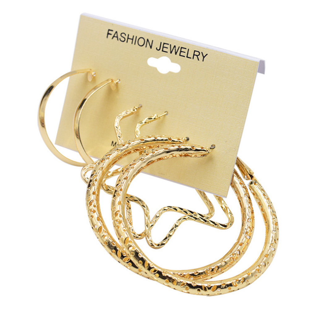 [ER484]다이나믹 라운드 포인트 귀걸이세트