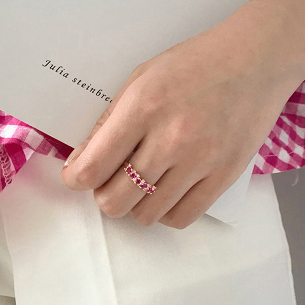 [TE37]블링블링 러블리 큐빅반지