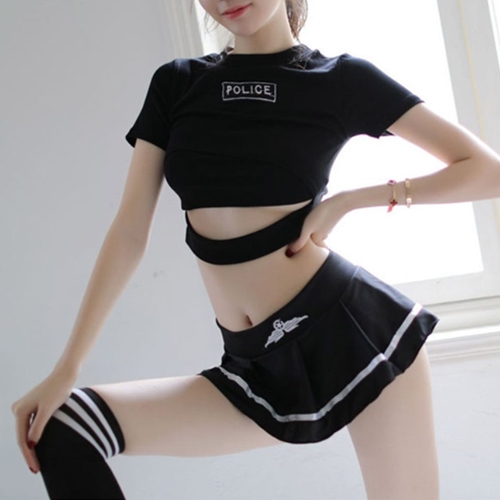 [CO0402] 폴리스 투피스 경찰 코스튬