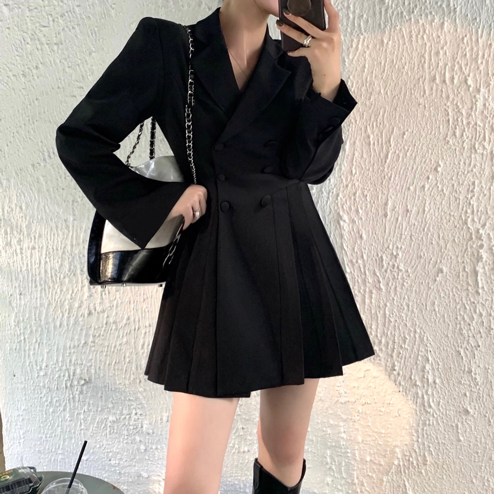 [BC133]티보엔 더블버튼 자켓 미니원피스