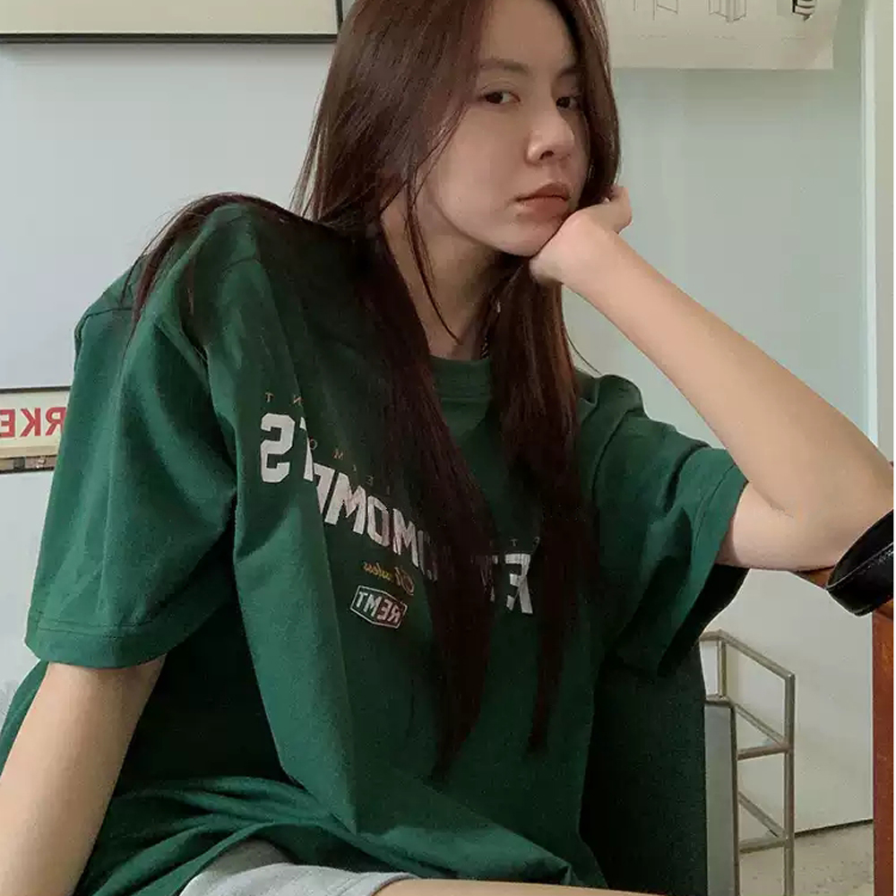 [CD015]모먼트 루즈핏 반팔 티셔츠