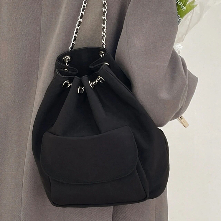 [AC189]더블린 실버 체인 버킷백