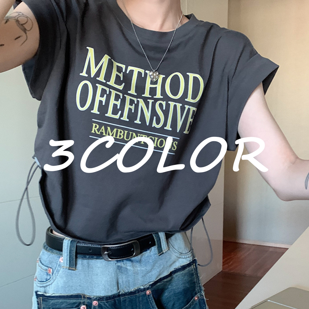 [CD529]코아 스트링 셔링 반팔 티셔츠