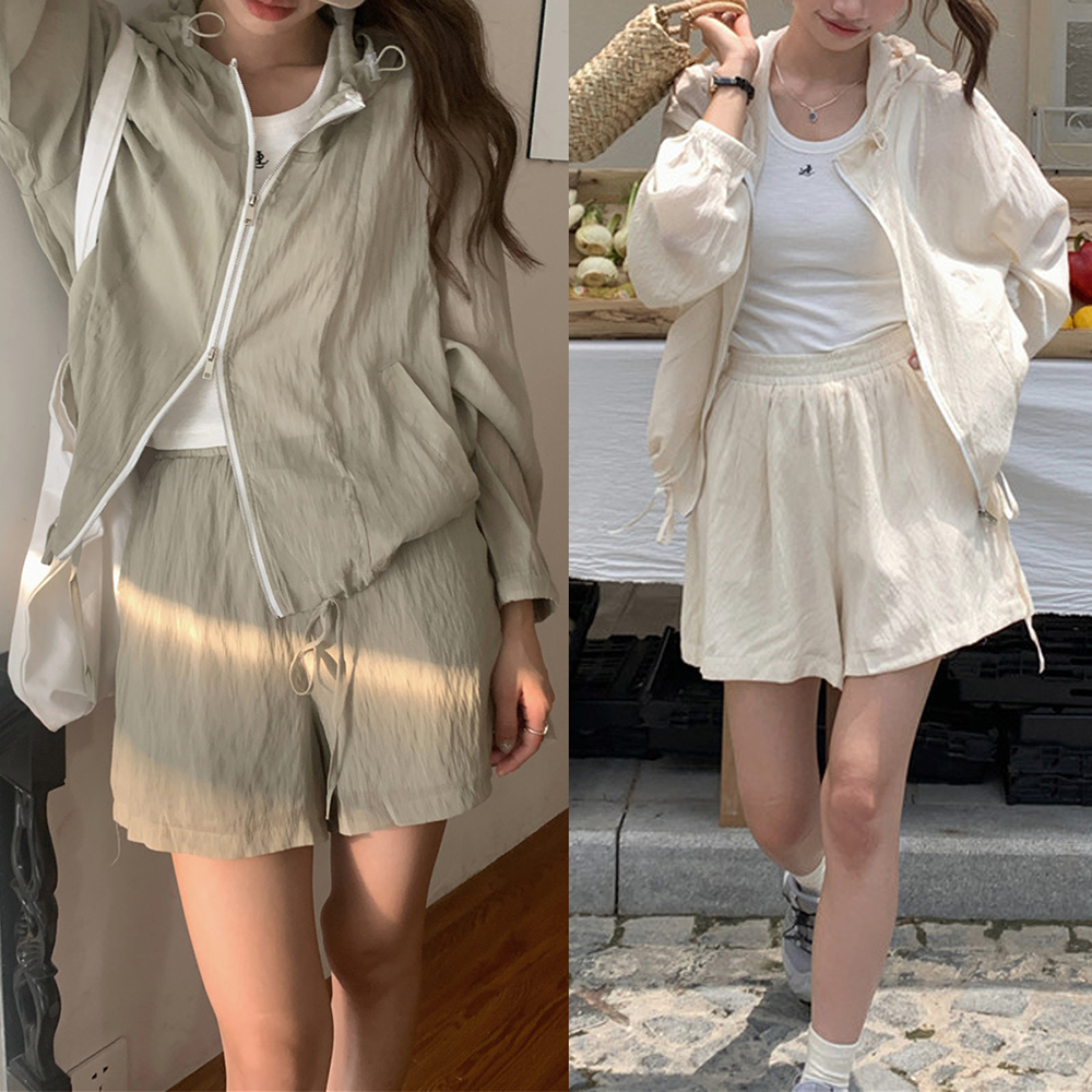 [CD896]위크 라이트 집업+팬츠 세트