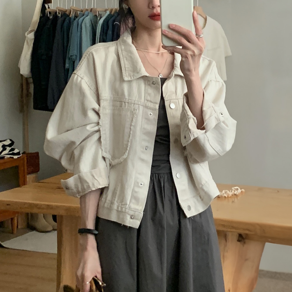 [DE399]브리나 캐주얼 숏자켓