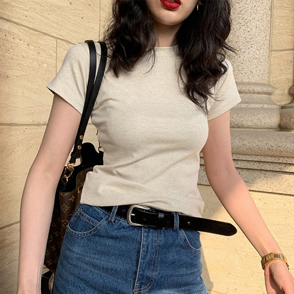 [DE416]유로 베이직 슬림 티셔츠