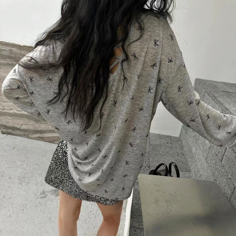 [DE438]리본즈 백리스 썸머 티셔츠