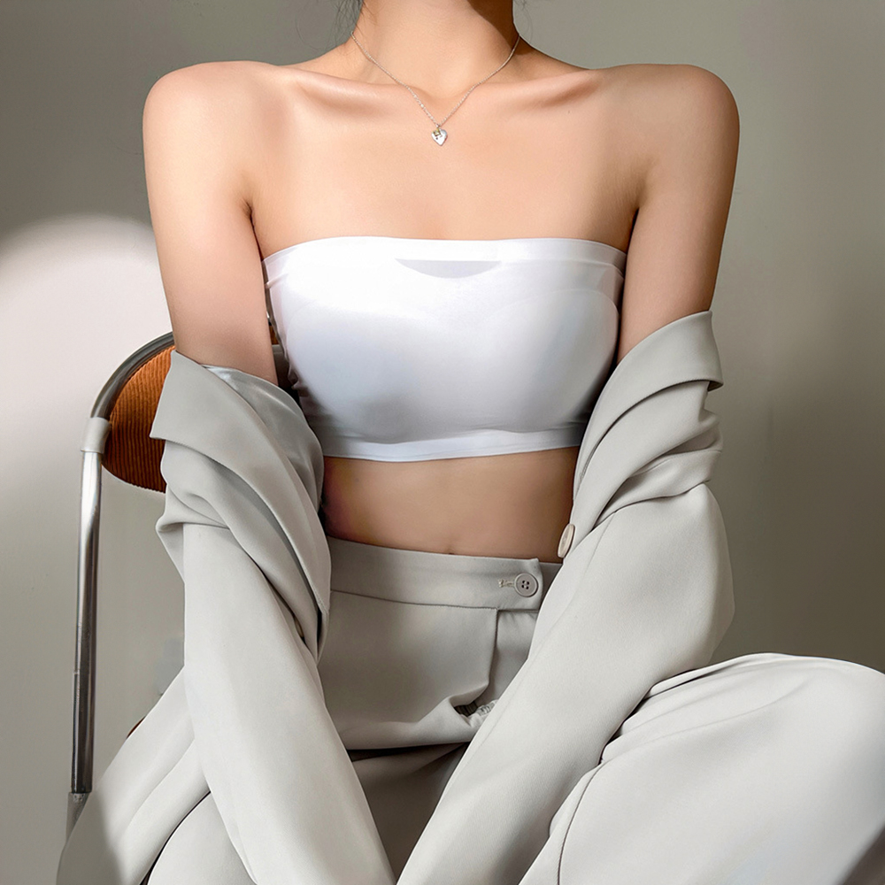 [DE468]심리스 캡내장 튜브 브라탑