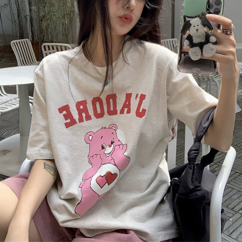 [DE476]하트베어 데일리 반팔티셔츠