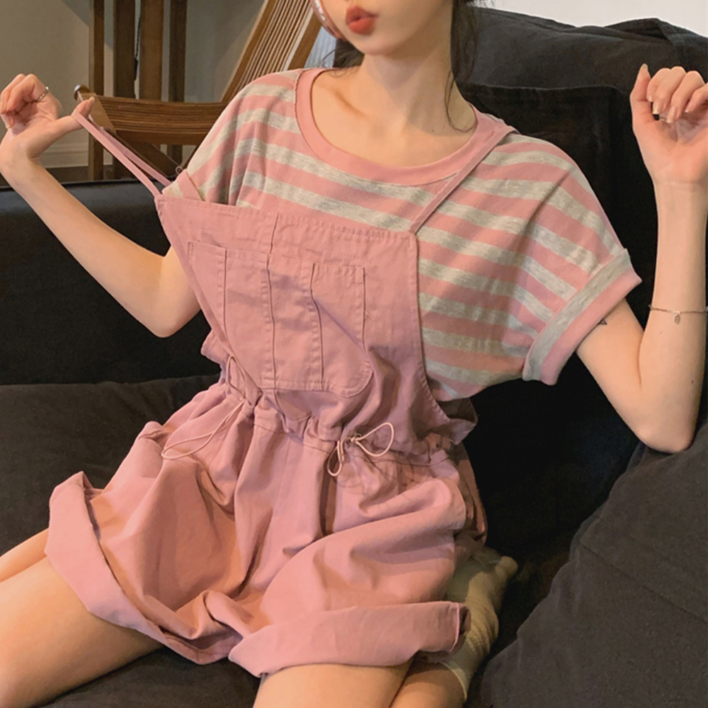 [DE480]모네 스트라이프 반팔티셔츠