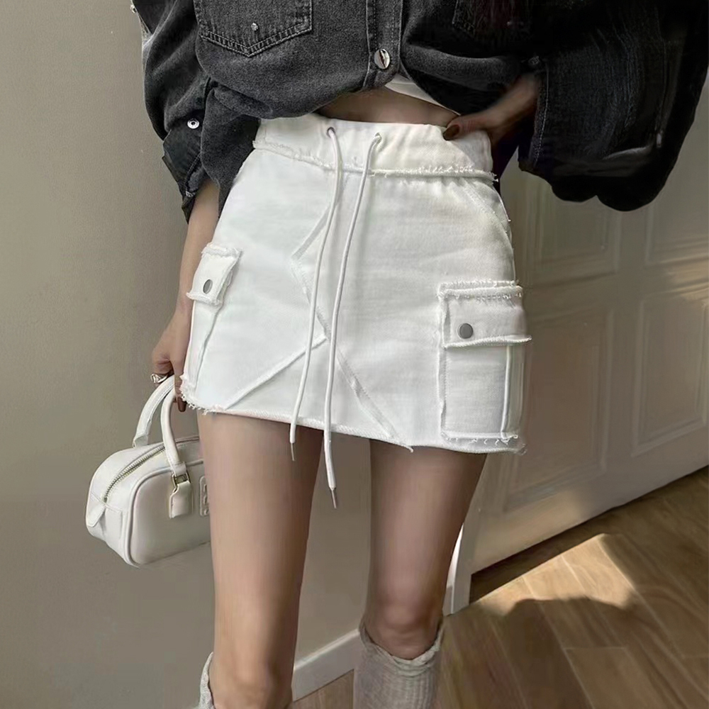 [DE520]콤마 스트릿 A라인 미니스커트