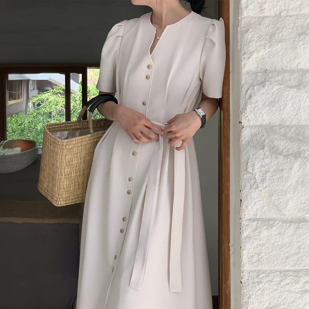 [DE528]메르씨 하객룩 벨트원피스