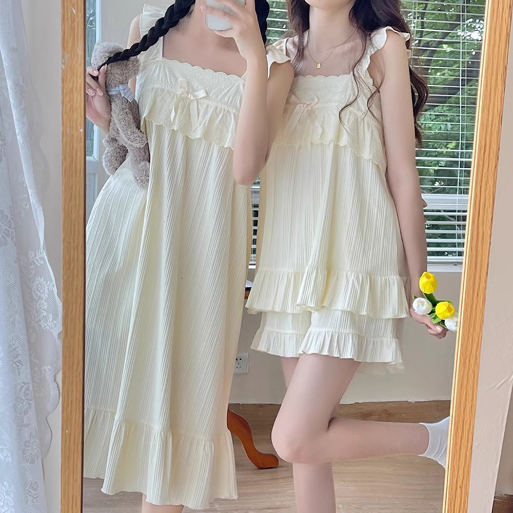 [DE540]리체 레이스 원피스&팬츠 2type