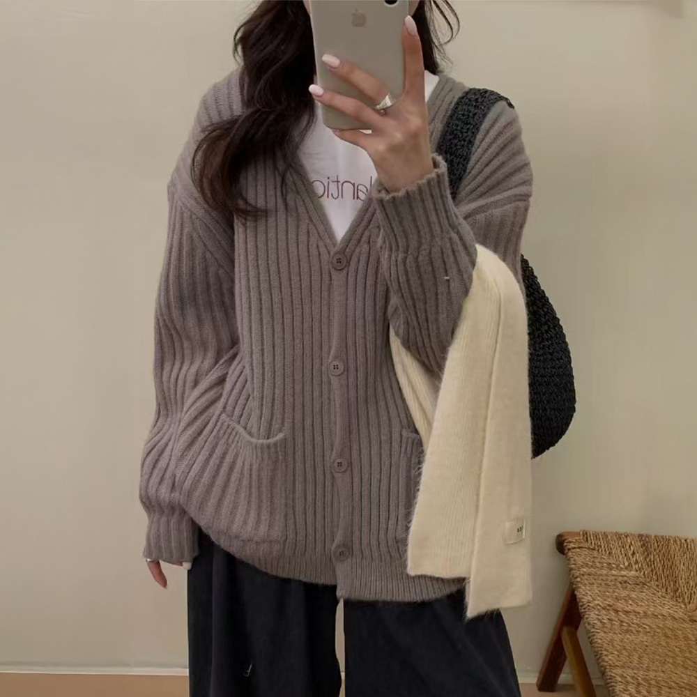 [DE804]티지 데일리 니트 가디건