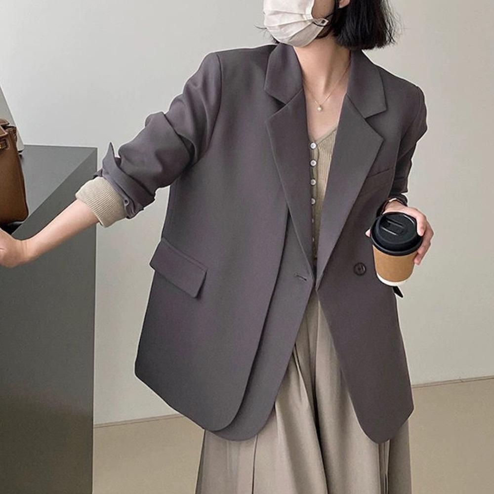 [DE805]더블링 레이어 모던 자켓