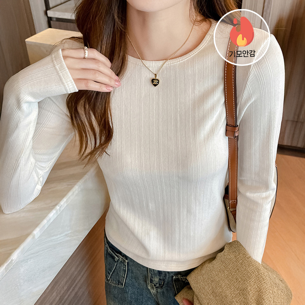 [DE812]엔츠 골지 기모티셔츠