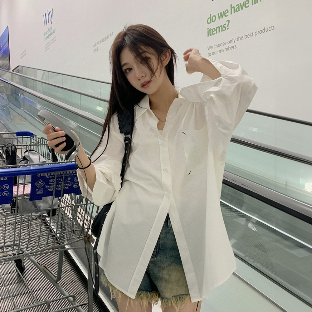 [DE978]하벤 베이직 루즈핏 셔츠