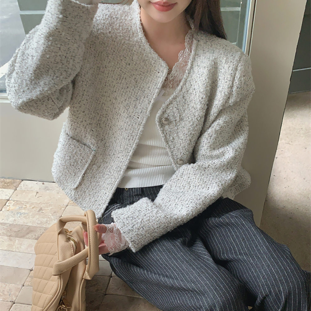 [EF002]티아나 트위드 자켓