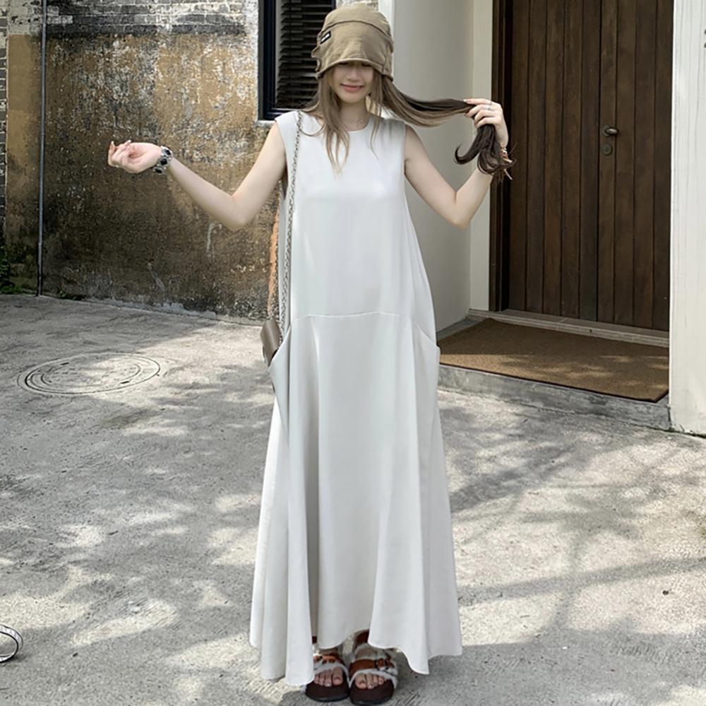 [EF014]젠누 포켓 루즈핏 롱원피스