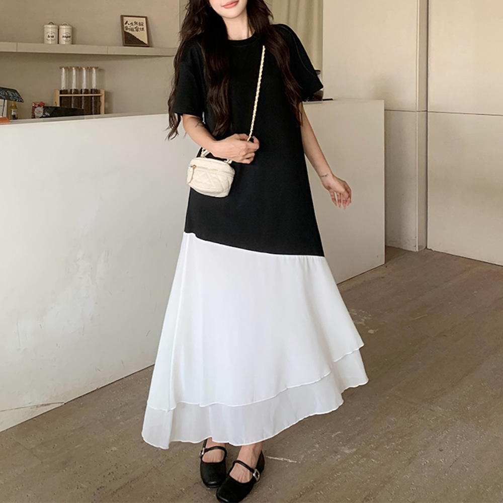 [EF143]오브제 피쉬테일 롱원피스