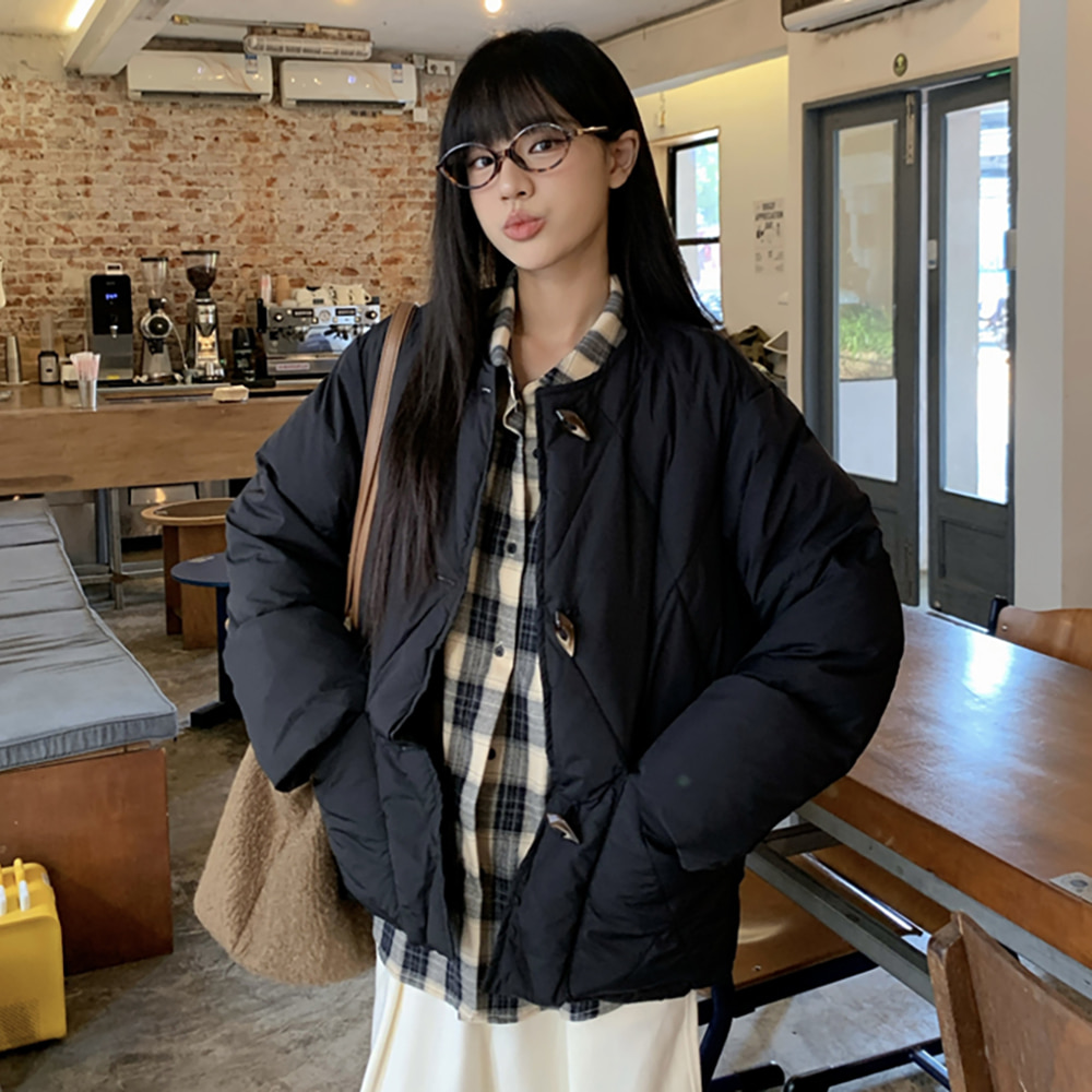 [EF232]루아 다이아 퀼팅 패딩점퍼