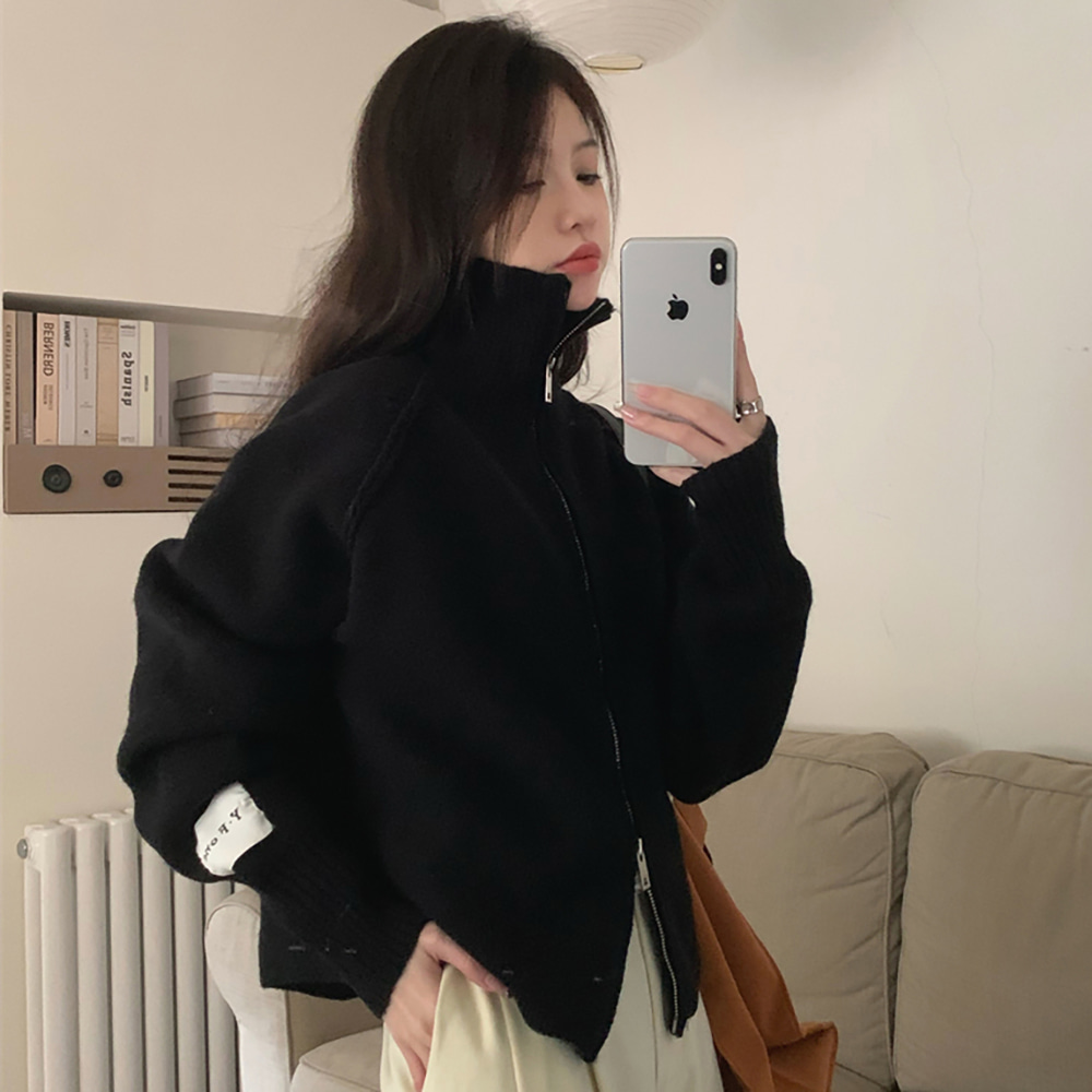 [EF235]미오 투웨이 집업 니트 가디건