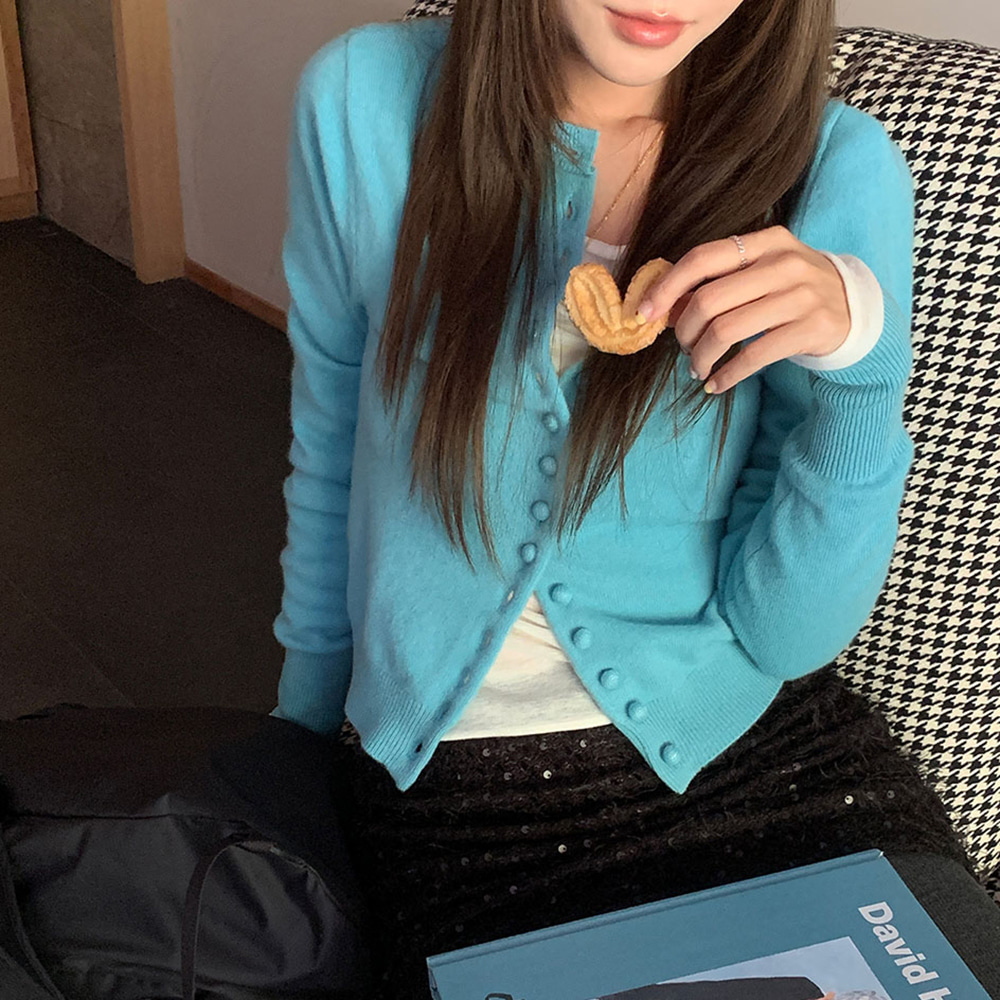 [EF242]에린 라운드넥 니트 가디건