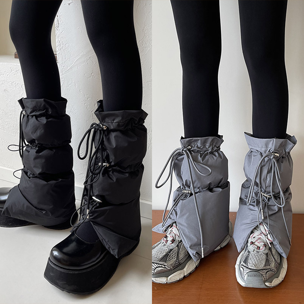 [EF288]벨로아 패딩 레그워머(숏/롱)