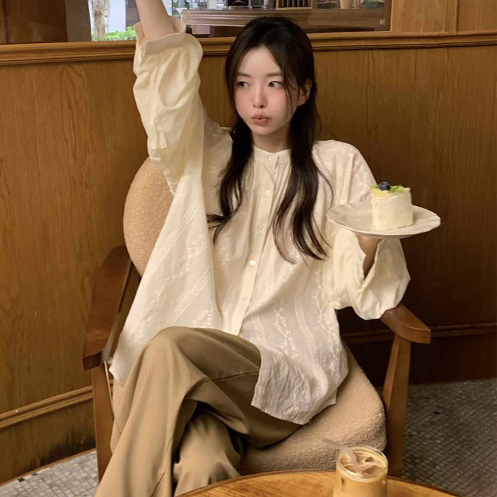 [EF435]프랑수와 벌룬 소매 블라우스 